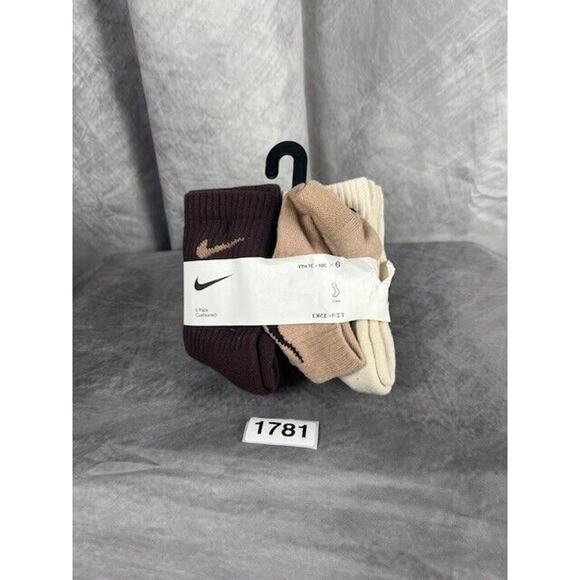 Nike Dri-Fit Cushioned Crew Socks Size XSS YTH 7C - 10C (6 Pack) - Picture 6 of 6